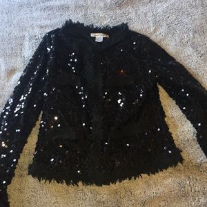 Black sequins blazer